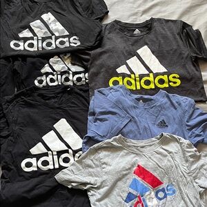 Adidas Kids' Tees - Black, Gray, Blue